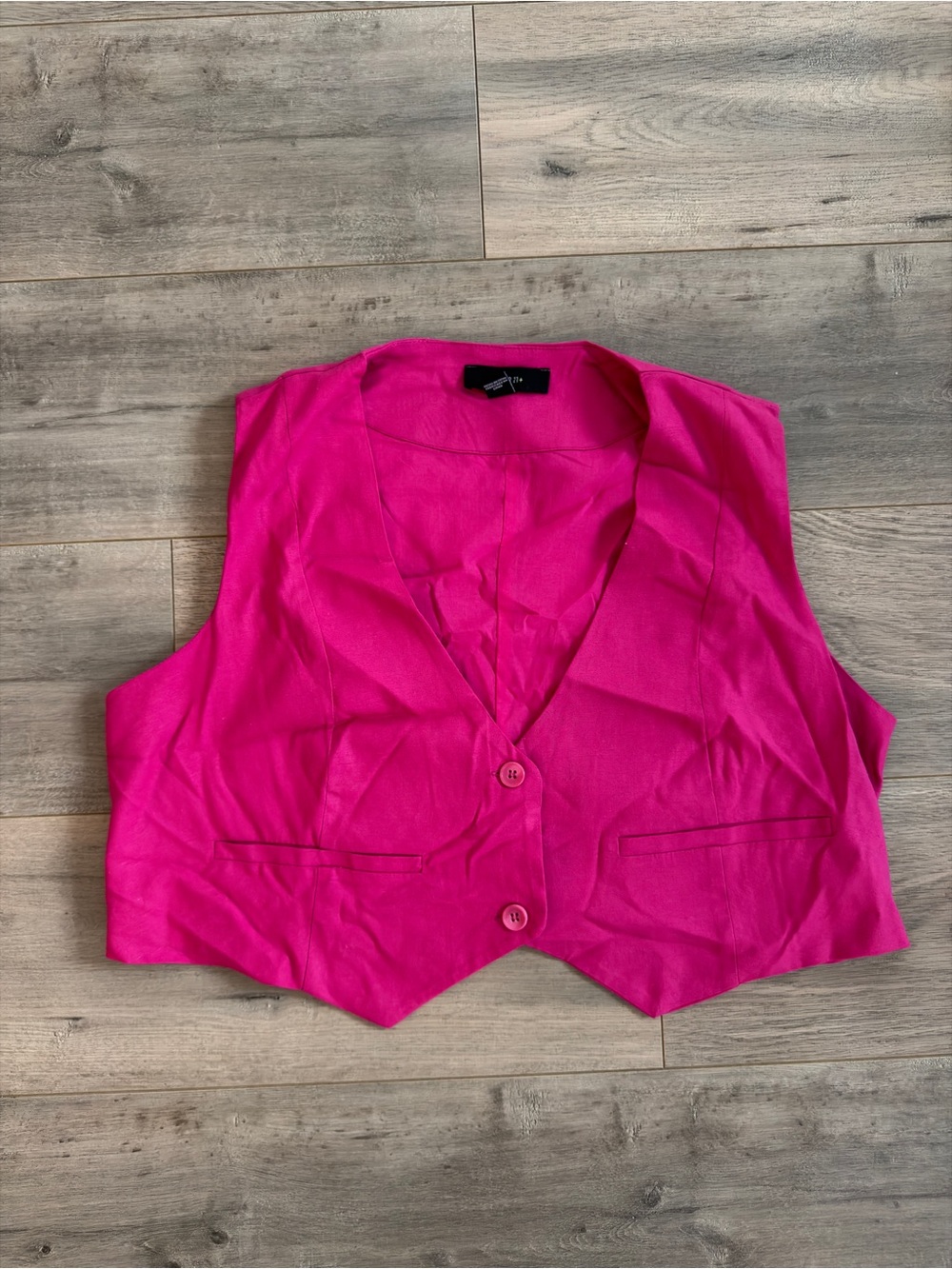 Forever 21+ Bright Pink Vest